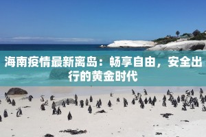 海南疫情最新离岛：畅享自由，安全出行的黄金时代