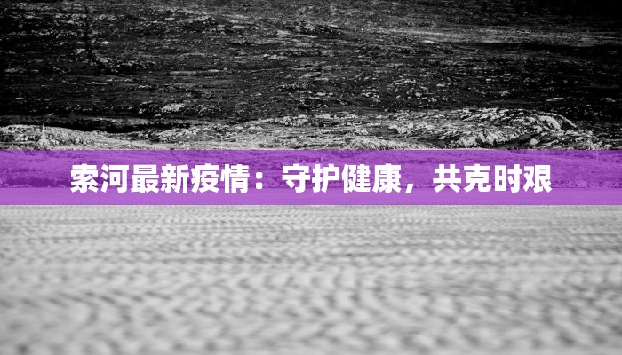 索河最新疫情:守护健康,共克时艰 索河最新疫情:守护健康,共克时艰
